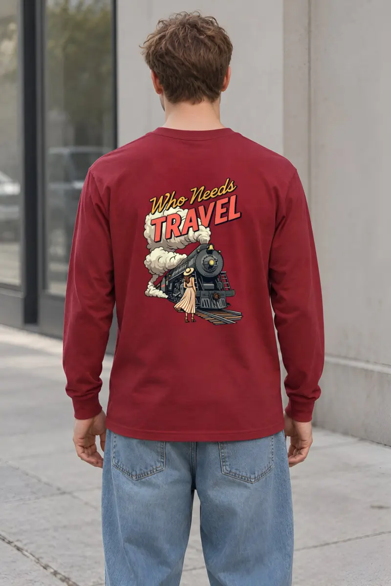 "Railway Reverie" Unisex Longsleeve T-shirt