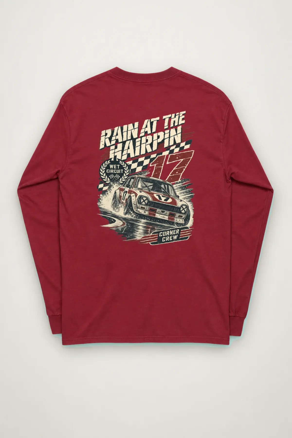 "Rain at the Hairpin" Unisex Longsleeve T-shirt