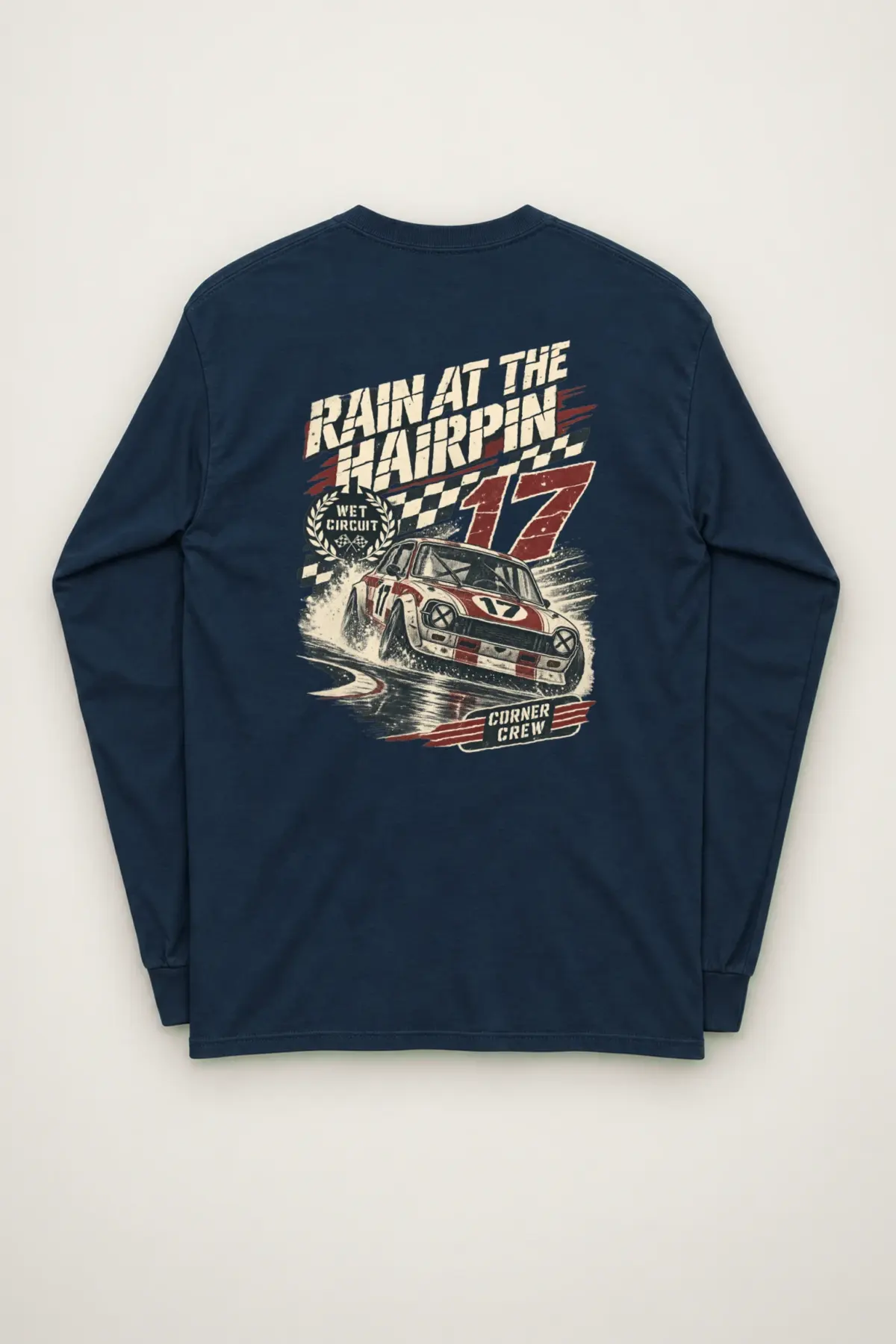 "Rain at the Hairpin" Unisex Longsleeve T-shirt
