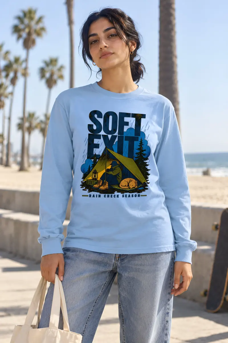 "Rain Check Season" Unisex Longsleeve T-shirt