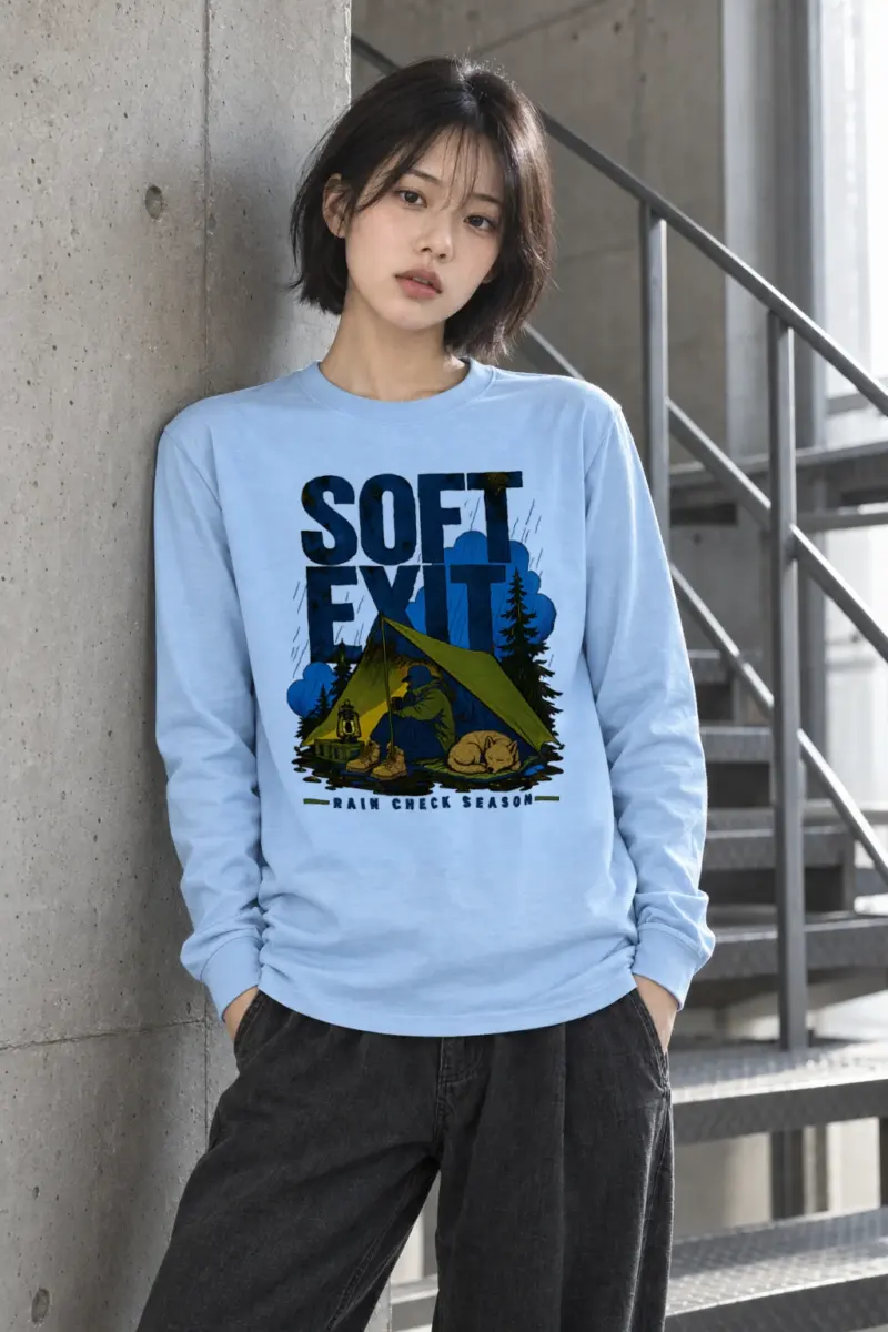 "Rain Check Season" Unisex Longsleeve T-shirt