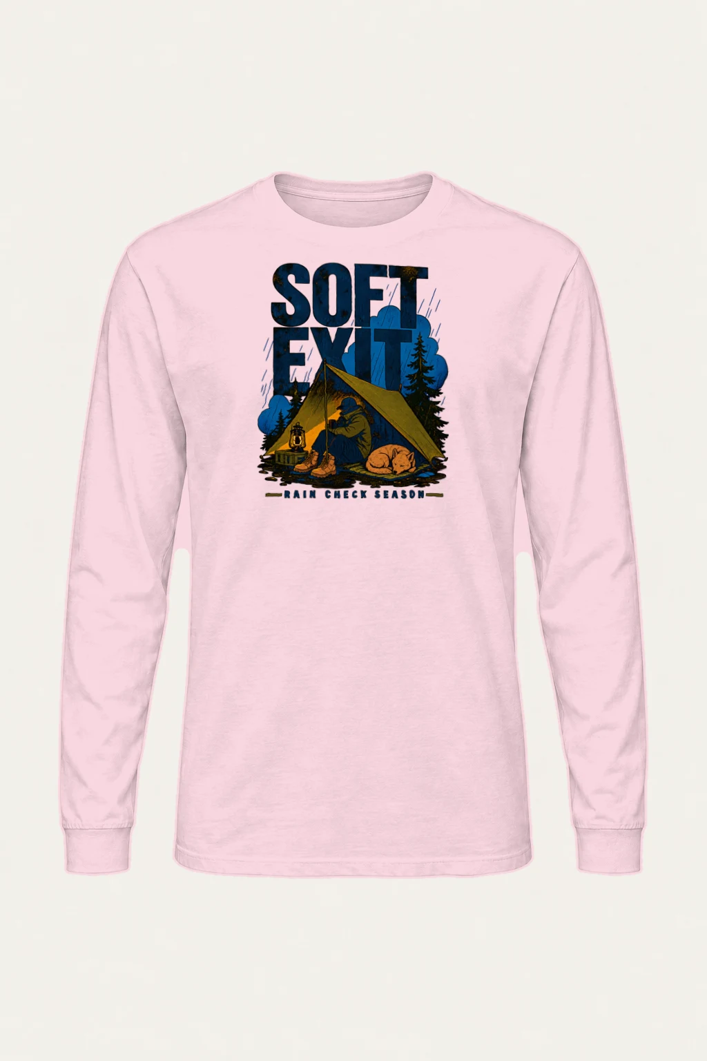 "Rain Check Season" Unisex Longsleeve T-shirt | Gildan 2400