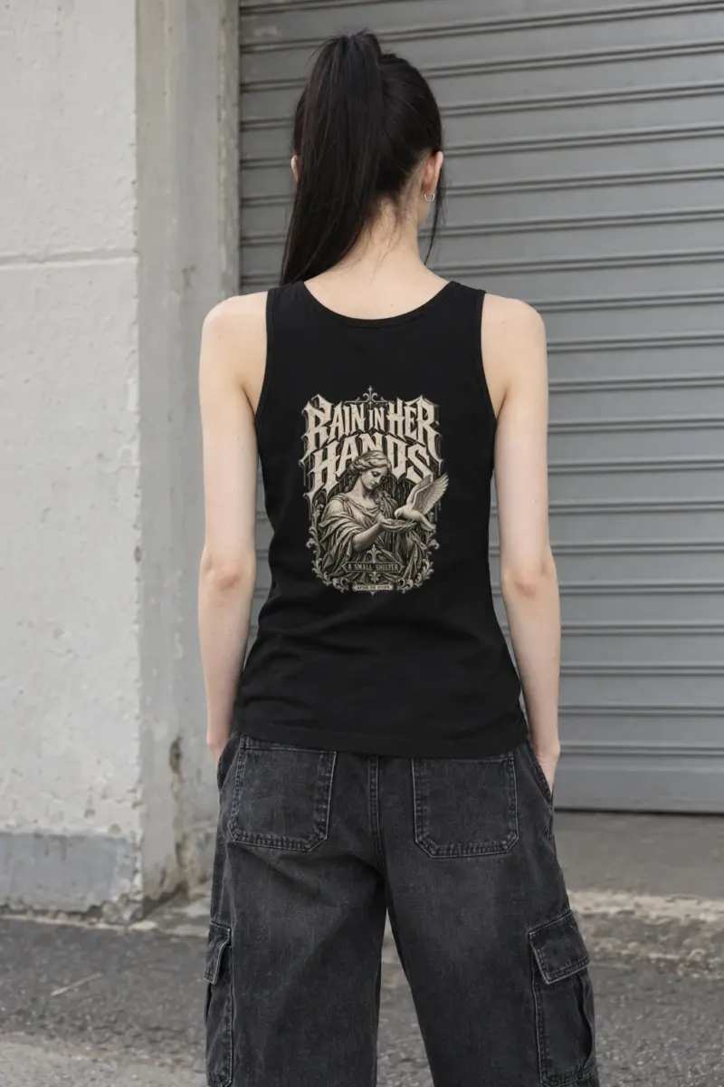 “Rain in Her Hands” Unisex Jersey Tank