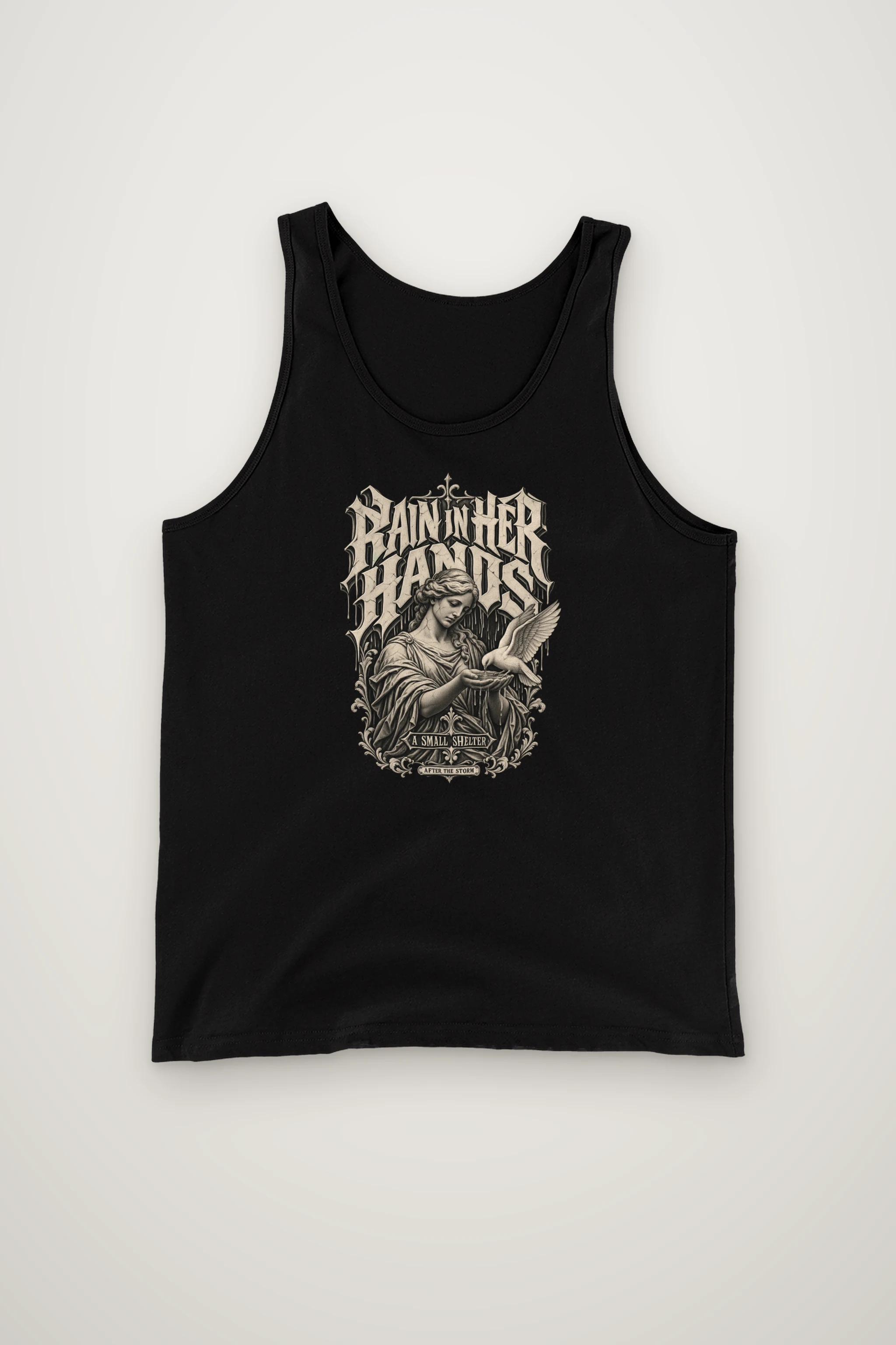 "Rain in Her Hands" Unisex Jersey Tank
