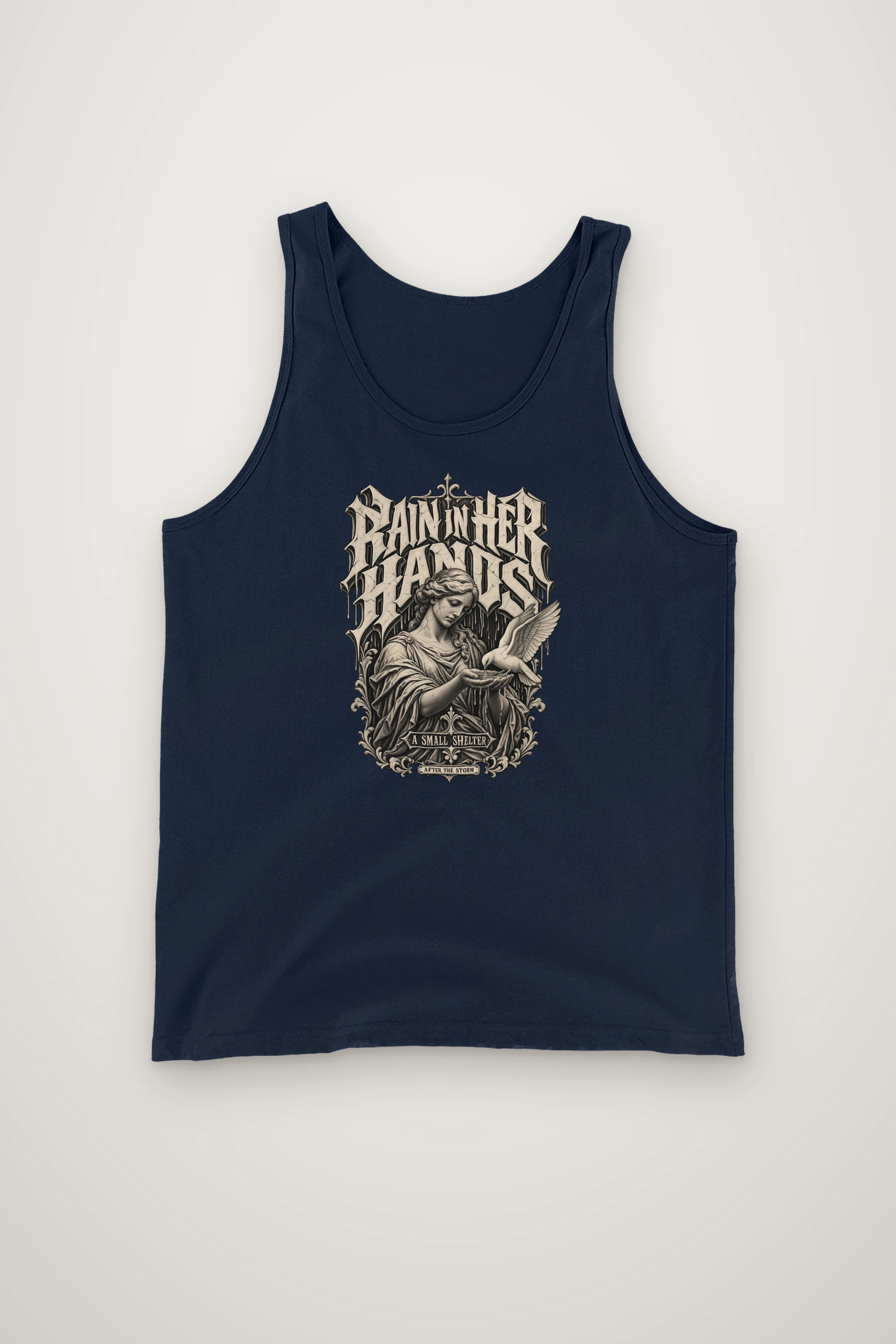 "Rain in Her Hands" Unisex Jersey Tank