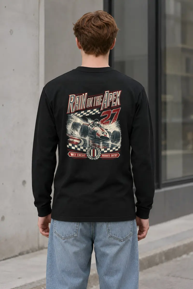 "Rain on the Apex" Unisex Longsleeve T-shirt