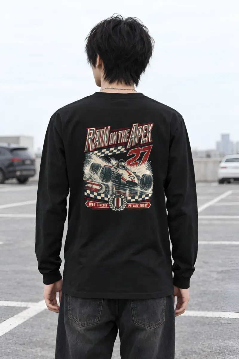 "Rain on the Apex" Unisex Longsleeve T-shirt