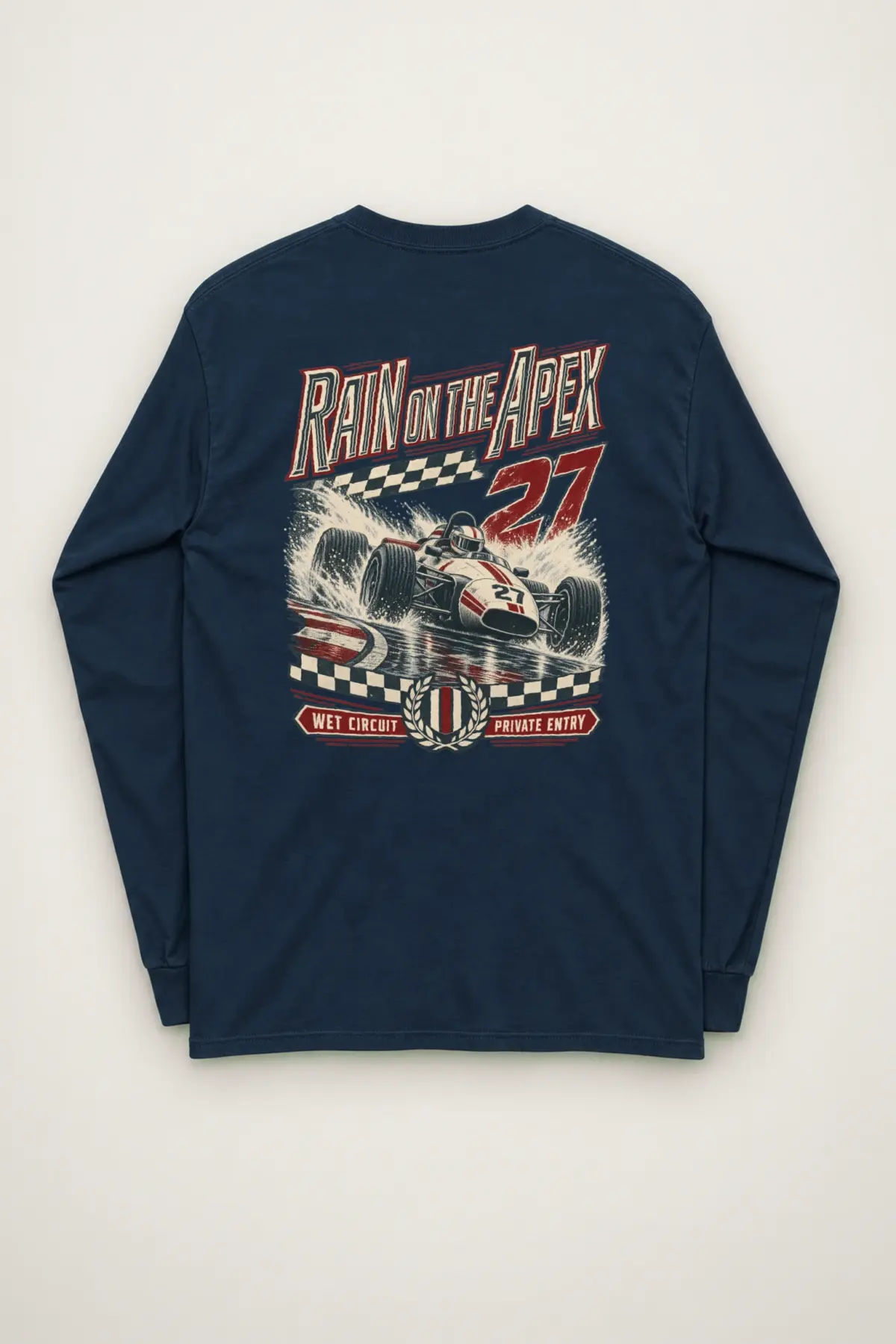 "Rain on the Apex" Unisex Longsleeve T-shirt