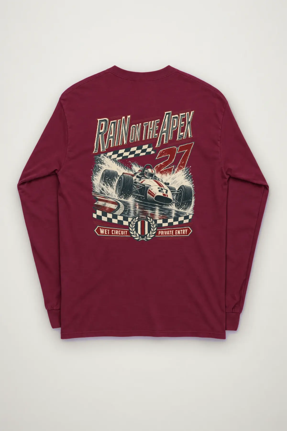 "Rain on the Apex" Unisex Longsleeve T-shirt