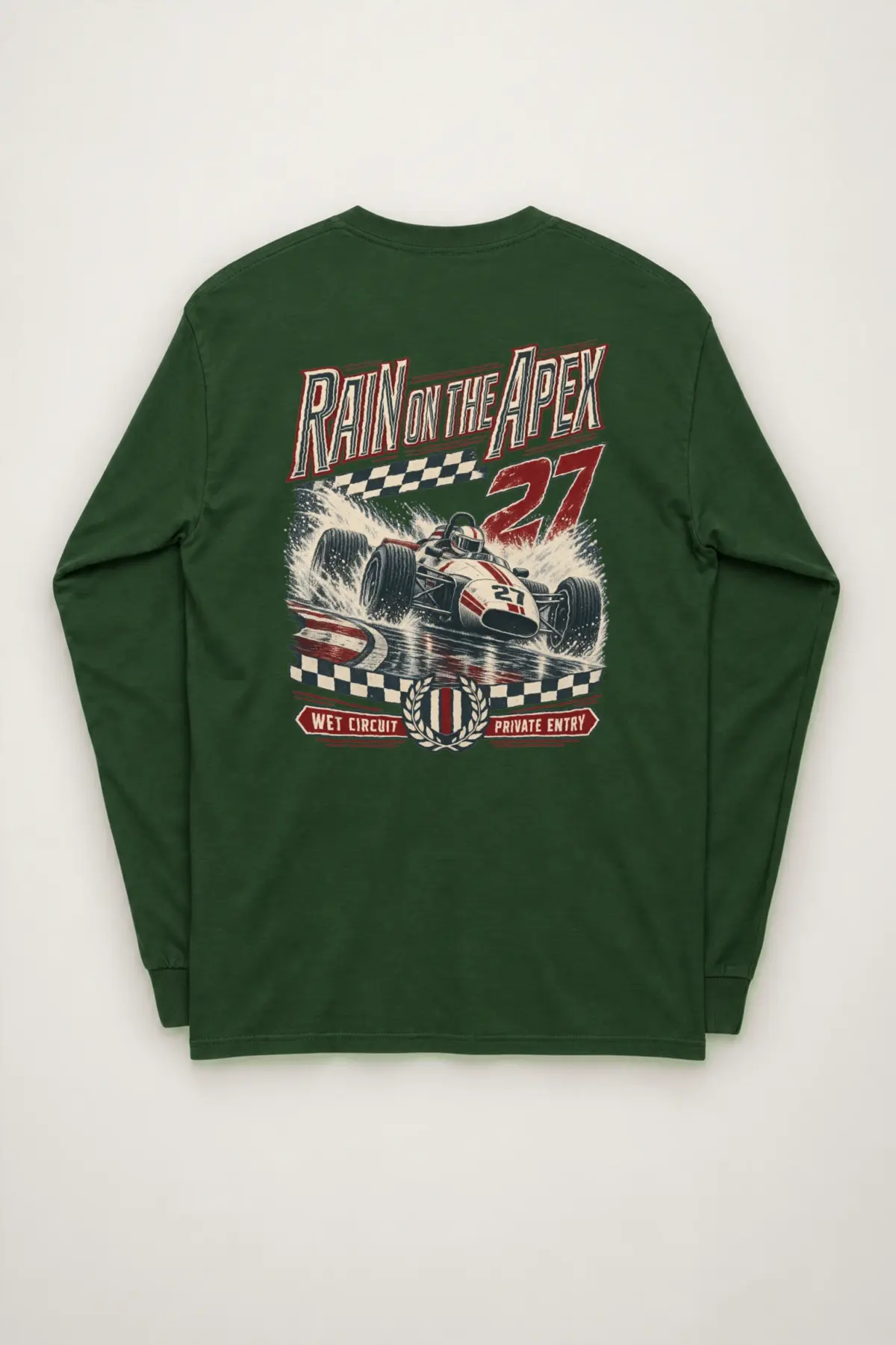 "Rain on the Apex" Unisex Longsleeve T-shirt