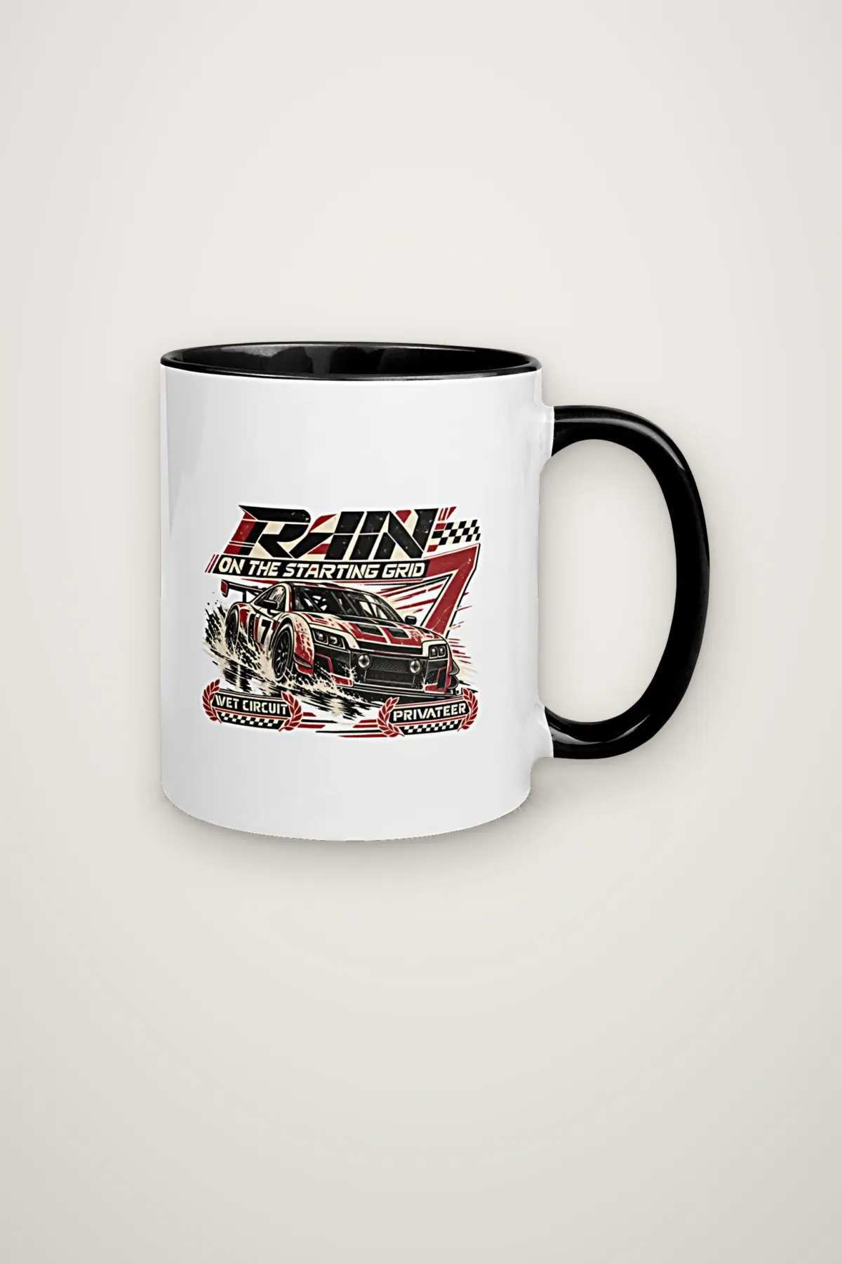 "Rain on the Starting Grid" 11oz Ceramic Mug