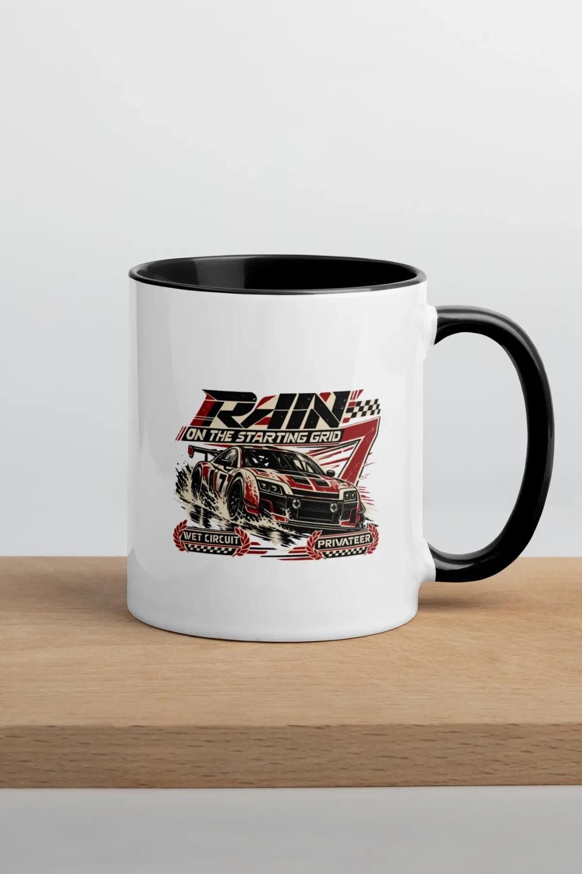 "Rain on the Starting Grid" 11oz Ceramic Mug