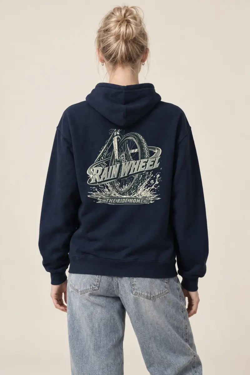 "Rain Wheel The Ride Home" Heavy Blend Unisex Pullover Hoodie