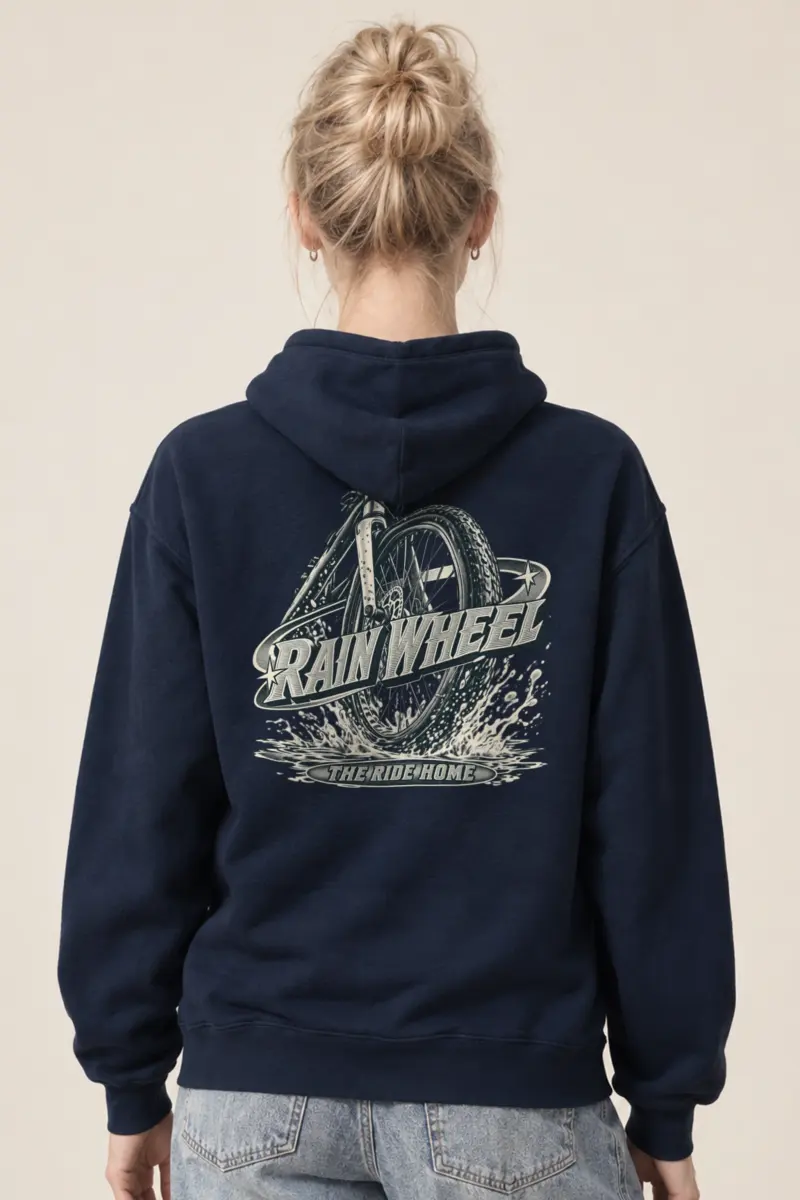 "Rain Wheel The Ride Home" Heavy Blend Unisex Pullover Hoodie