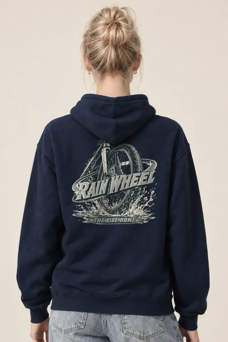 "Rain Wheel The Ride Home" Heavy Blend Unisex Pullover Hoodie