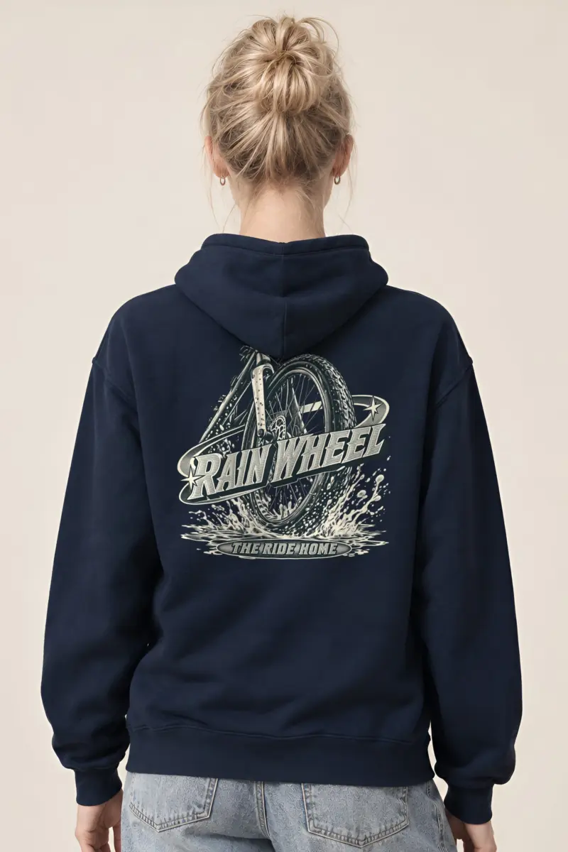 "Rain Wheel The Ride Home" Heavy Blend Unisex Pullover Hoodie