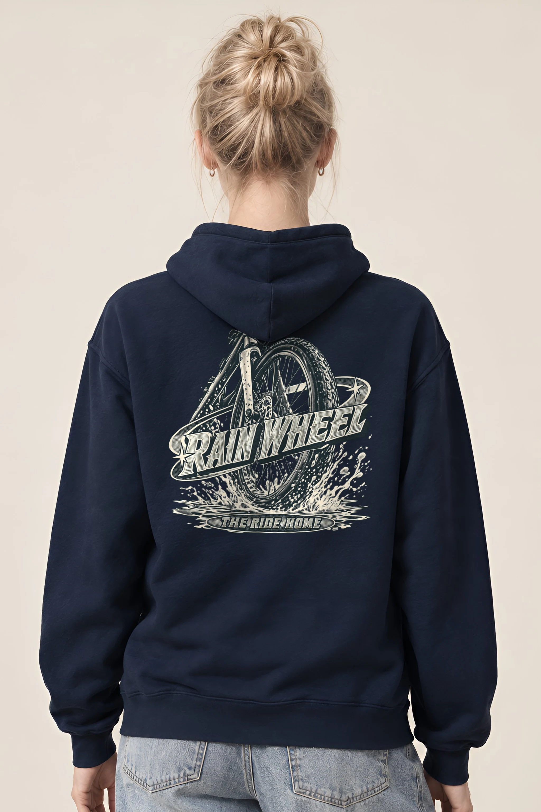 "Rain Wheel The Ride Home" Heavy Blend Unisex Pullover Hoodie