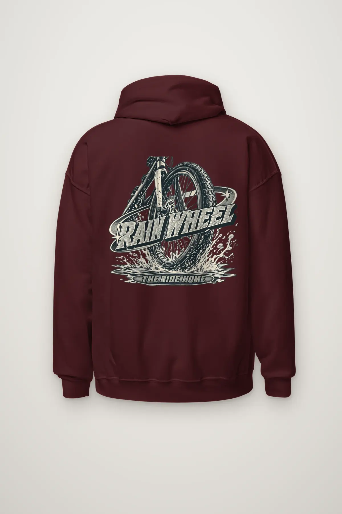 "Rain Wheel The Ride Home" Heavy Blend Unisex Pullover Hoodie