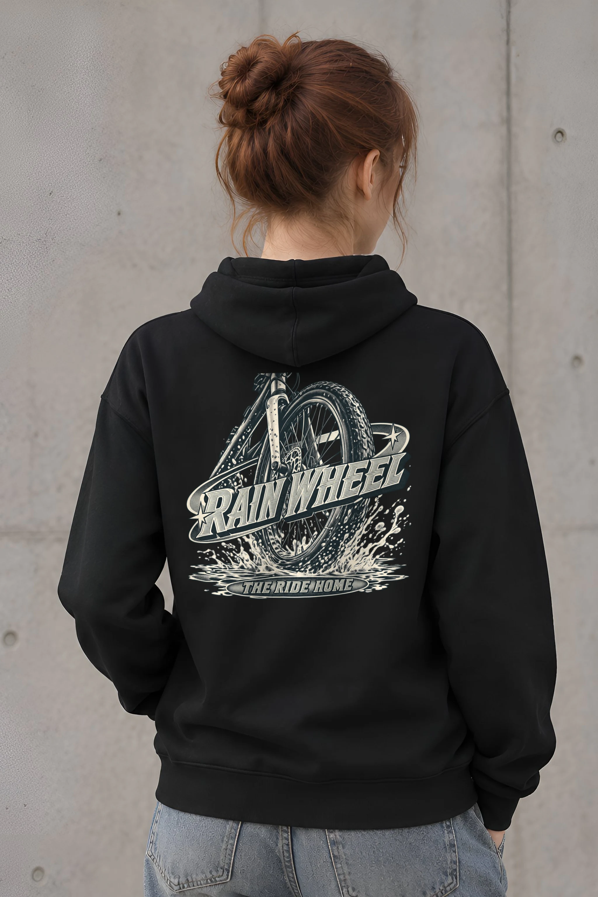 "Rain Wheel The Ride Home" Heavy Blend Unisex Pullover Hoodie