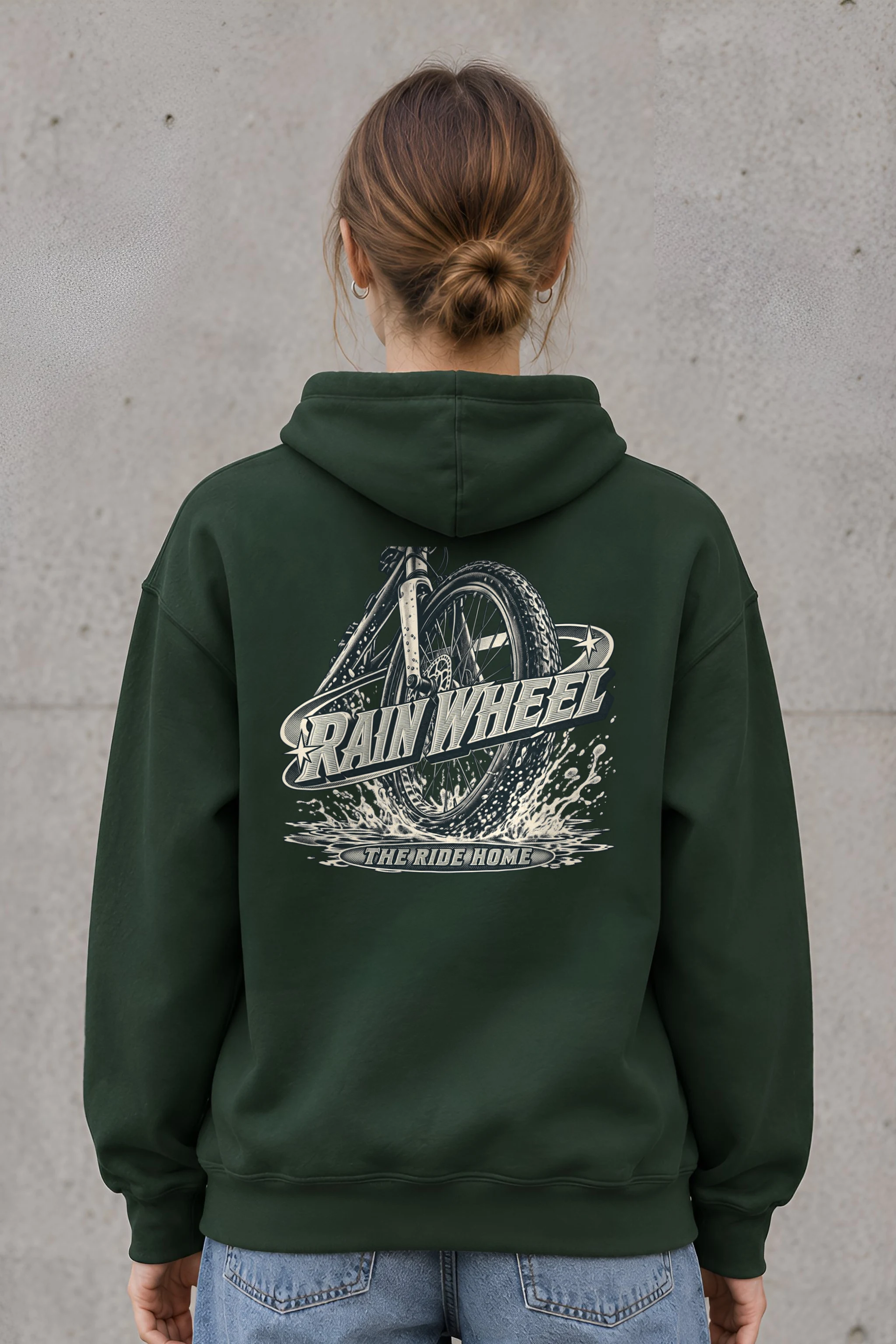 "Rain Wheel The Ride Home" Heavy Blend Unisex Pullover Hoodie