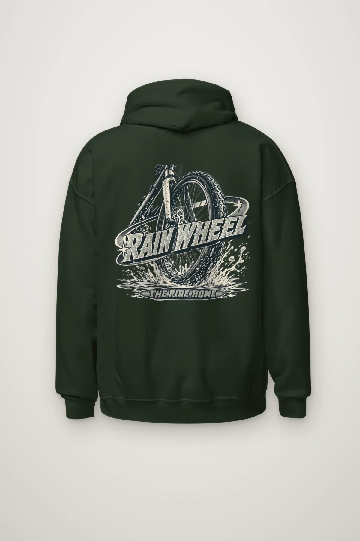 "Rain Wheel The Ride Home" Heavy Blend Unisex Pullover Hoodie