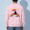"Rainbow Umbrella Cat" Heavy Blend Unisex Crewneck Sweatshirt | Gildan 18000