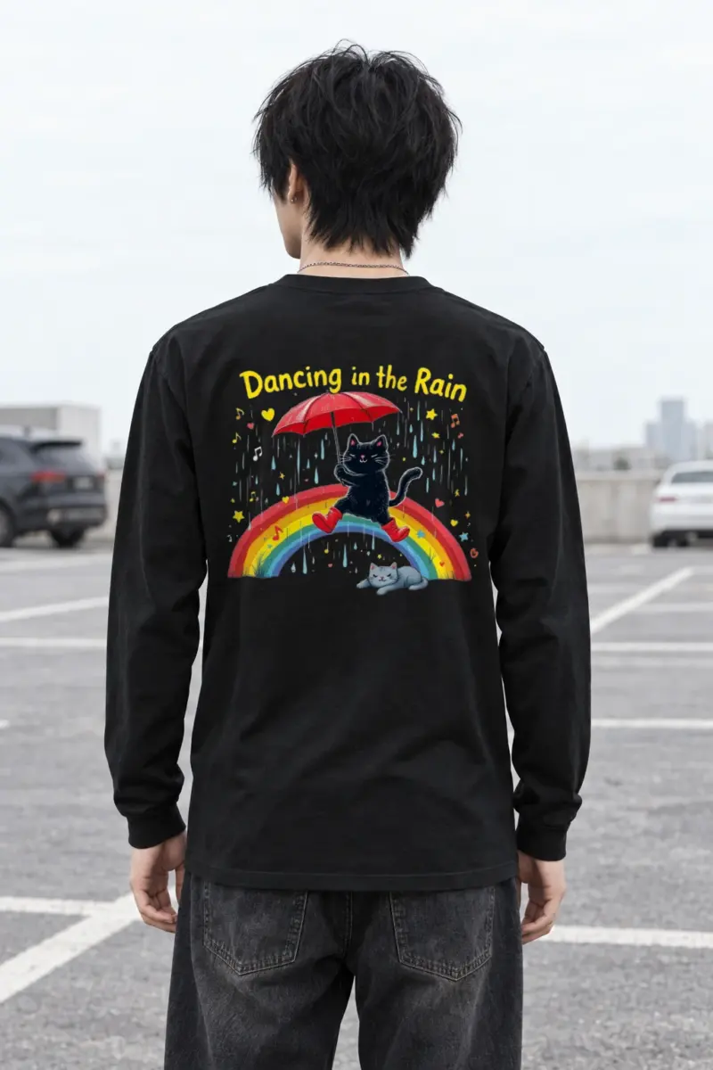 "Rainbow Rhythm" Unisex Longsleeve T-shirt