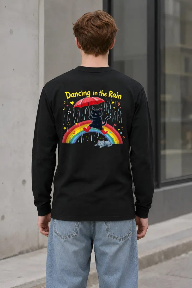 "Rainbow Rhythm" Unisex Longsleeve T-shirt