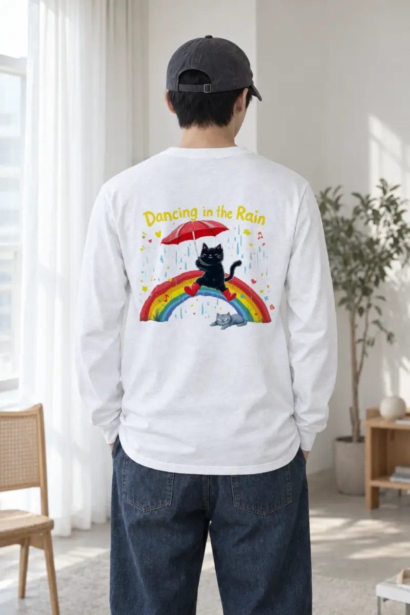 "Rainbow Rhythm" Unisex Longsleeve T-shirt | Gildan 2400
