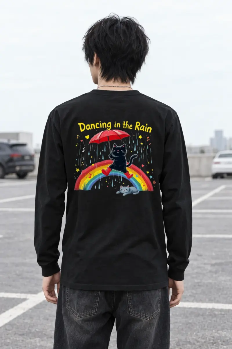 "Rainbow Rhythm" Unisex Longsleeve T-shirt