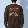 "Rainbow Umbrella Cat" Heavy Blend Unisex Crewneck Sweatshirt