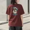 "Rainy Day Bear" Heavyweight Unisex Crewneck T-shirt | Gildan 5000