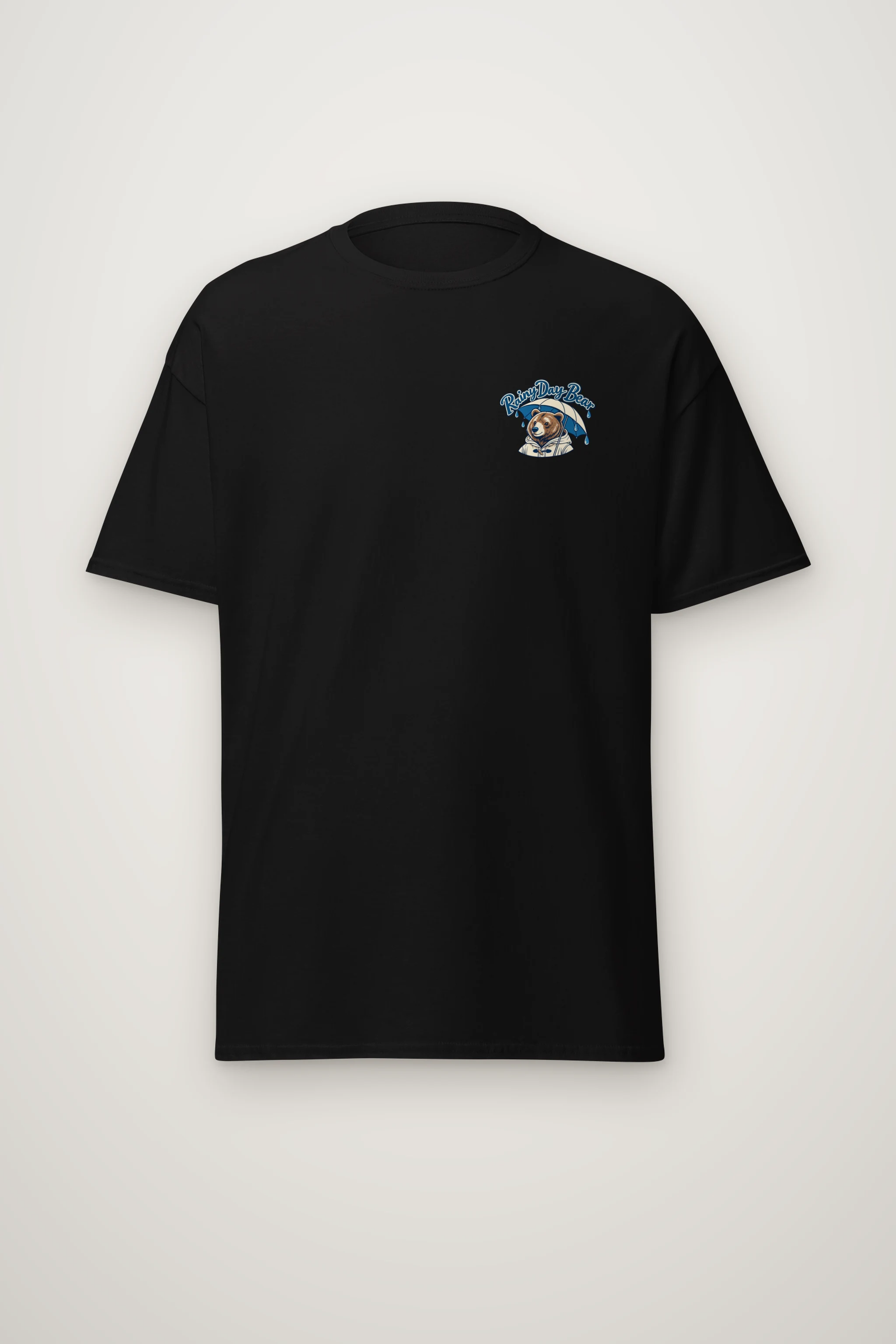 "Rainy Day Bear" Heavyweight Unisex Crewneck T-shirt
