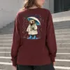"Rainy Day Bear" Unisex Longsleeve T-shirt | Gildan 2400