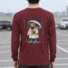 "Rainy Day Bear" Unisex Longsleeve T-shirt