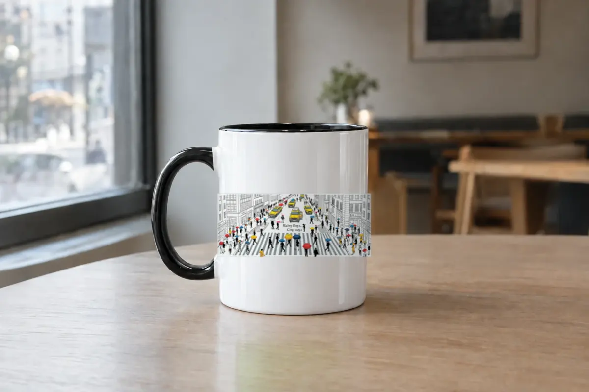 "Rainy Days, City Ways" 11oz Ceramic Mug
