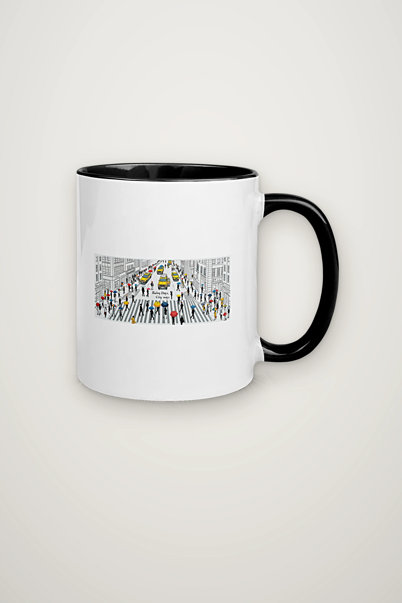 "Rainy Days, City Ways" 11oz Ceramic Mug
