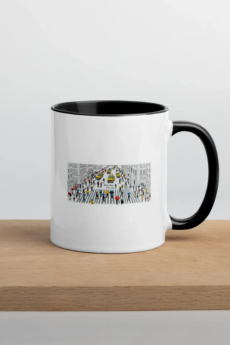 "Rainy Days, City Ways" 11oz Ceramic Mug