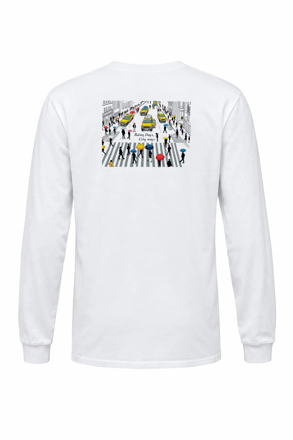 "Rainy Days City Ways" Unisex Longsleeve T-shirt | Gildan 2400
