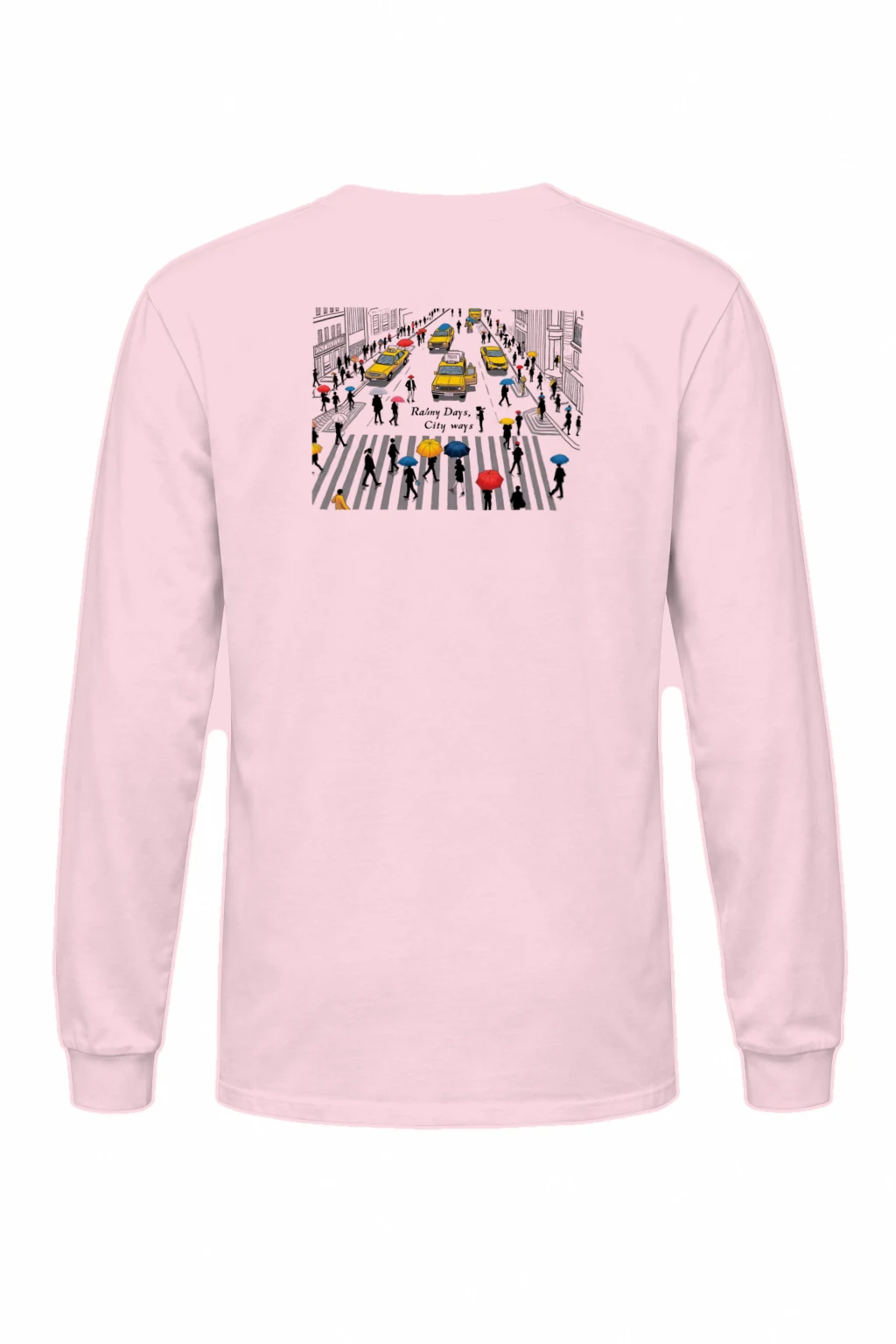 "Rainy Days City Ways" Unisex Longsleeve T-shirt | Gildan 2400