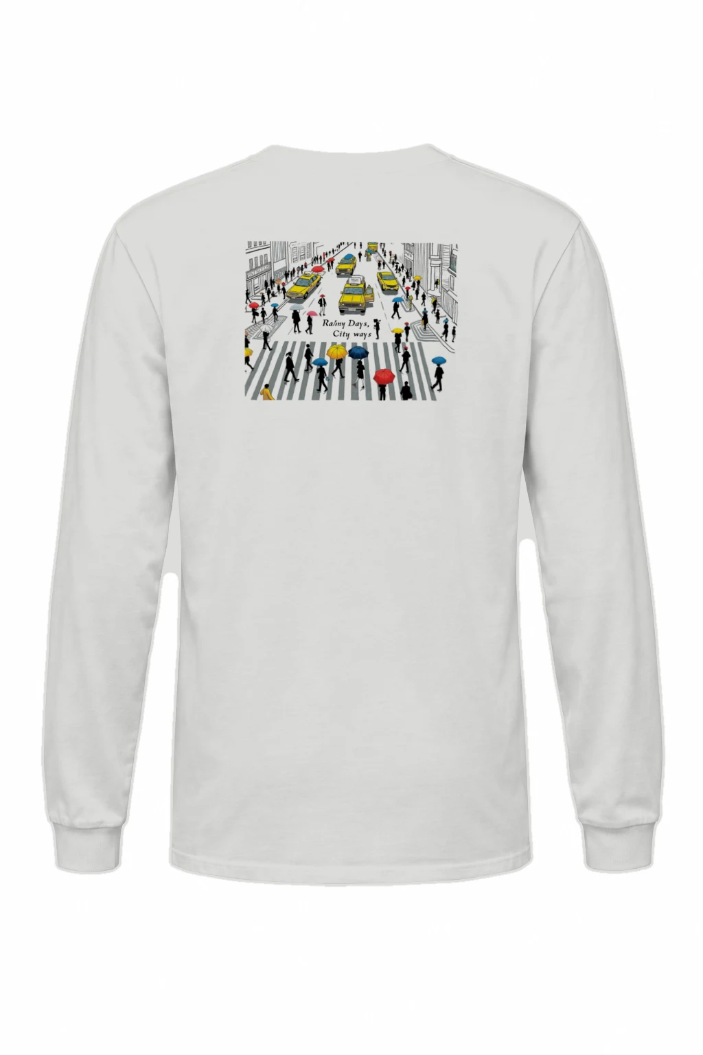 "Rainy Days City Ways" Unisex Longsleeve T-shirt | Gildan 2400