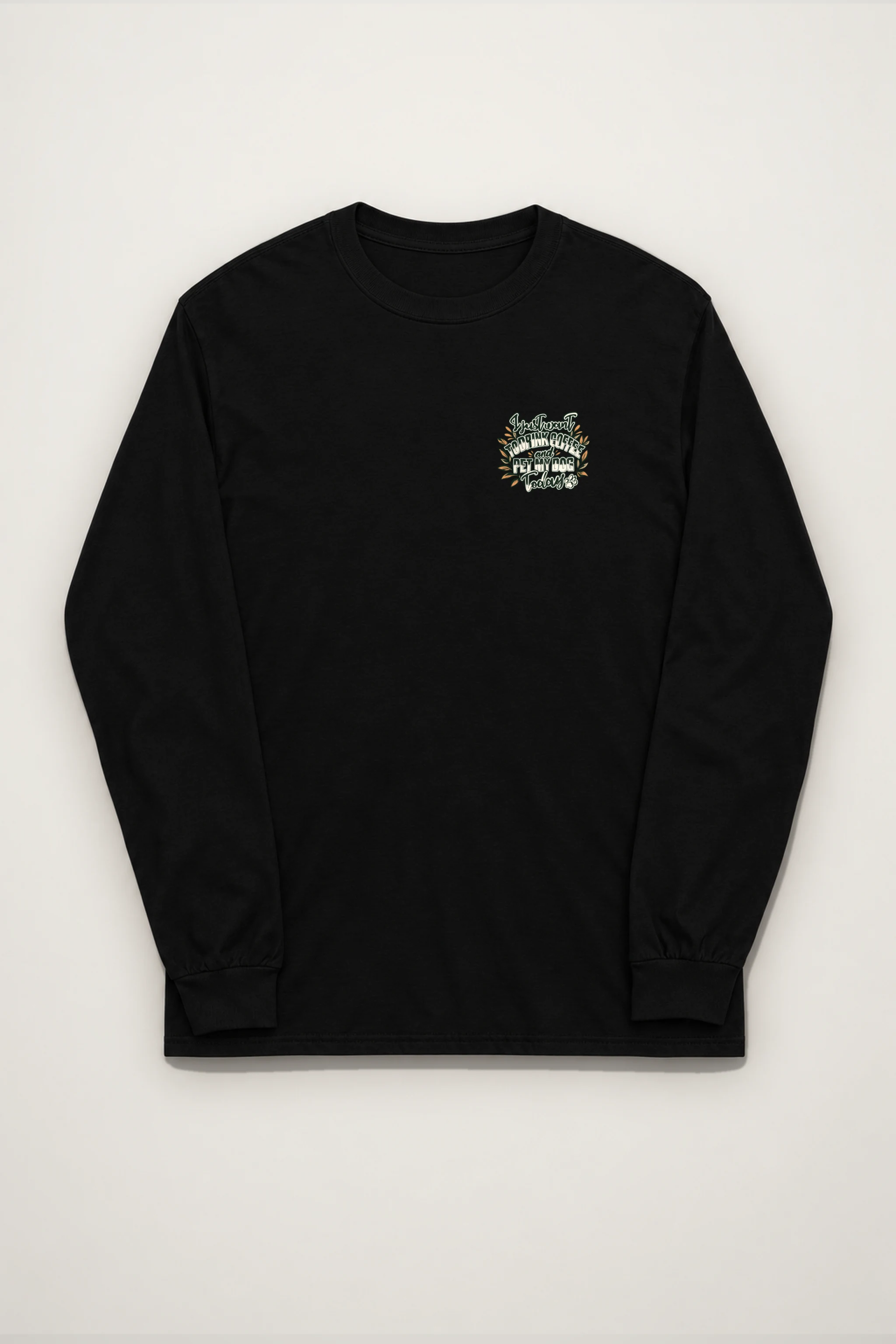 "Rainy Woodland Companion" Unisex Longsleeve T-shirt