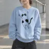 "Raised Paws Cat" Heavy Blend Unisex Crewneck Sweatshirt | Gildan 18000