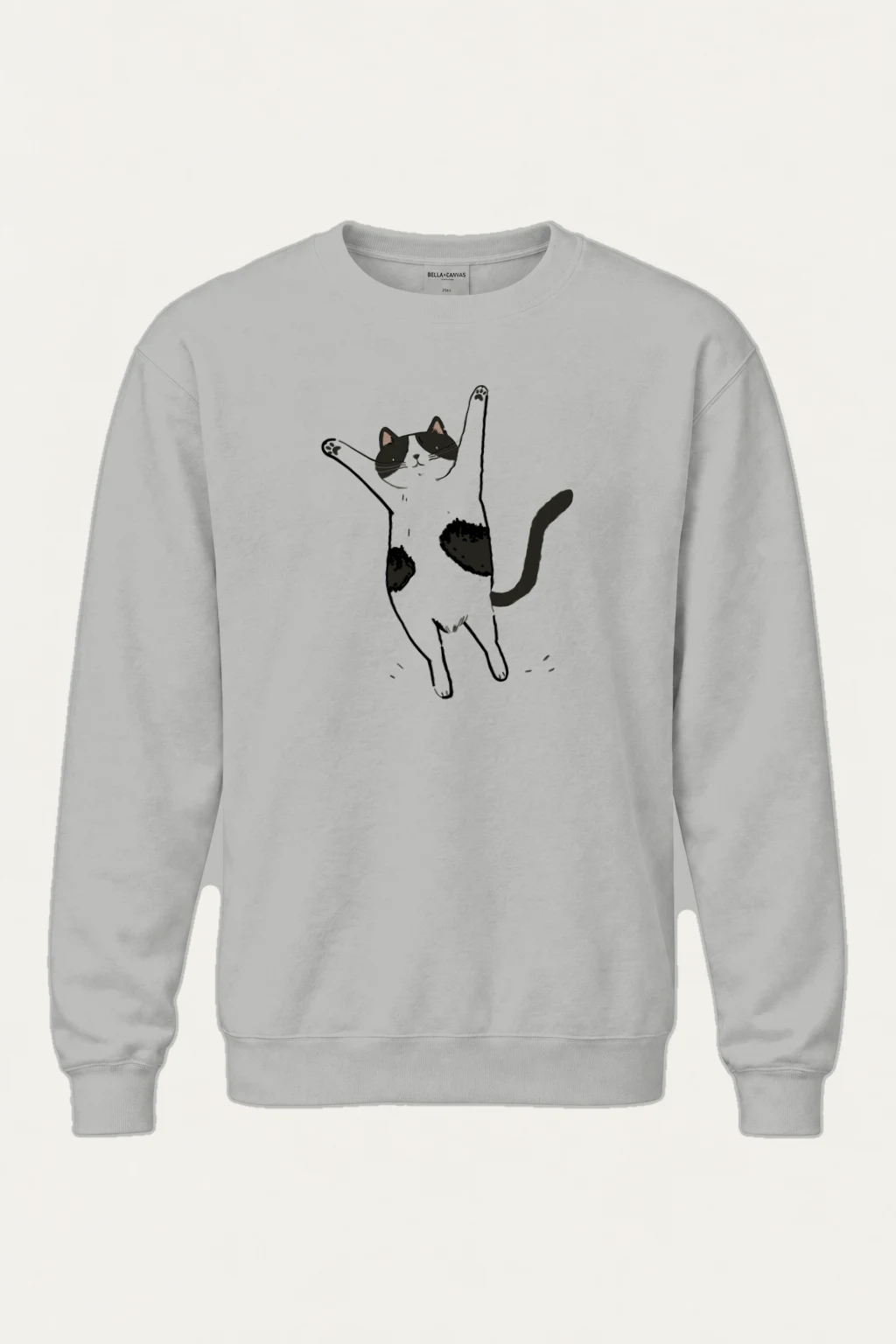"Raised Paws Cat" Heavy Blend Unisex Crewneck Sweatshirt | Gildan 18000