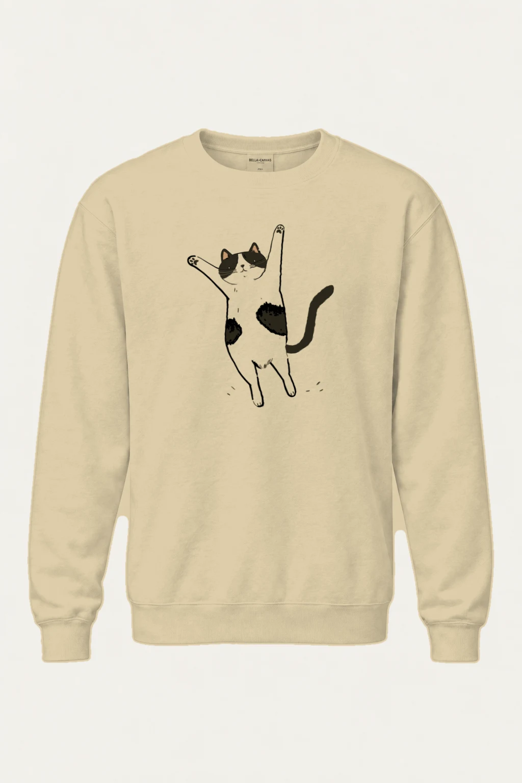 "Raised Paws Cat" Heavy Blend Unisex Crewneck Sweatshirt | Gildan 18000