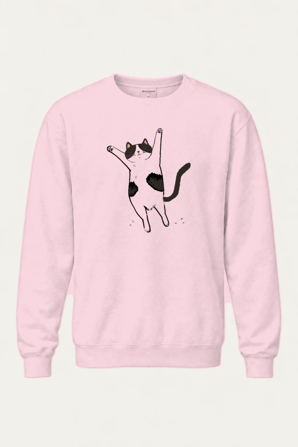 "Raised Paws Cat" Heavy Blend Unisex Crewneck Sweatshirt | Gildan 18000