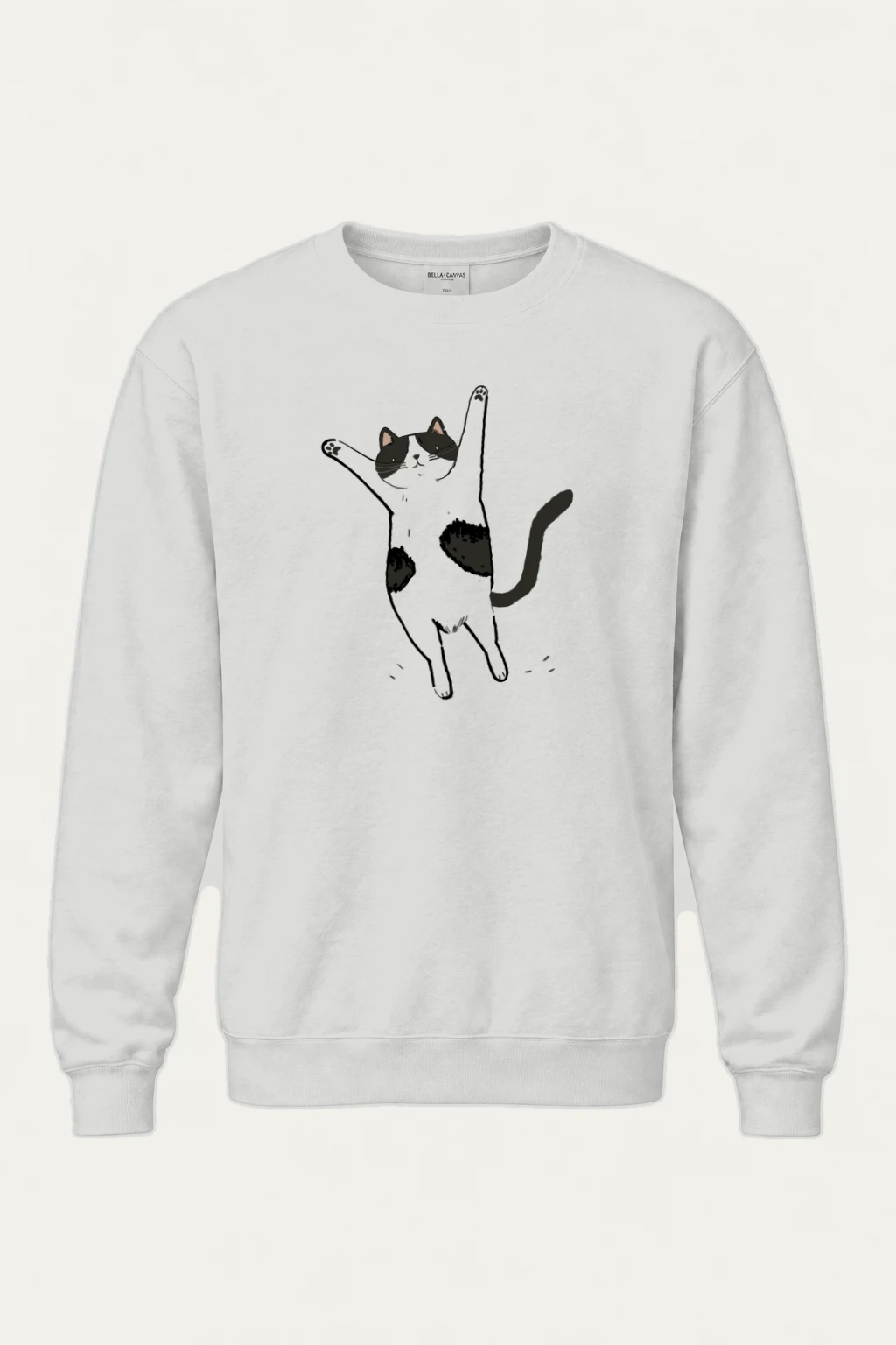 "Raised Paws Cat" Heavy Blend Unisex Crewneck Sweatshirt | Gildan 18000