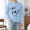 "Raised Paws Cat" Unisex Longsleeve T-shirt