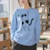 "Raised Paws Cat" Unisex Longsleeve T-shirt | Gildan 2400