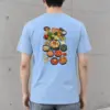 "Asian Food Spread" Heavyweight Unisex Crewneck T-shirt